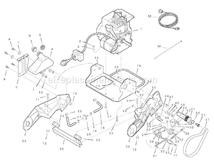 Page F Diagram and Parts List for 6210540X117NA PSB210E - 2007 Murray Snow Blower