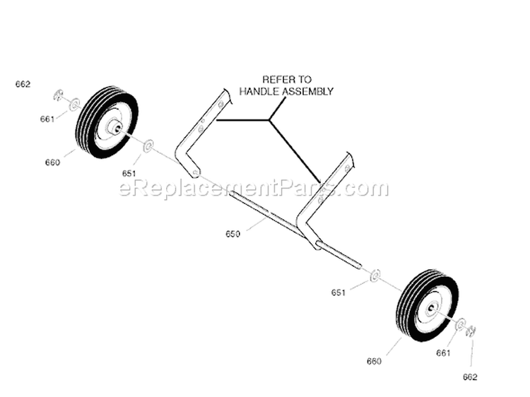 Page H Diagram and Parts List for 1695565 525-21 - 2008 Murray Snow Blower