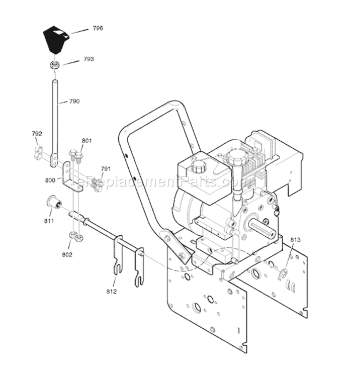 Page I Diagram and Parts List for 6240810X85 18-2857-282007 Murray Snow Blower