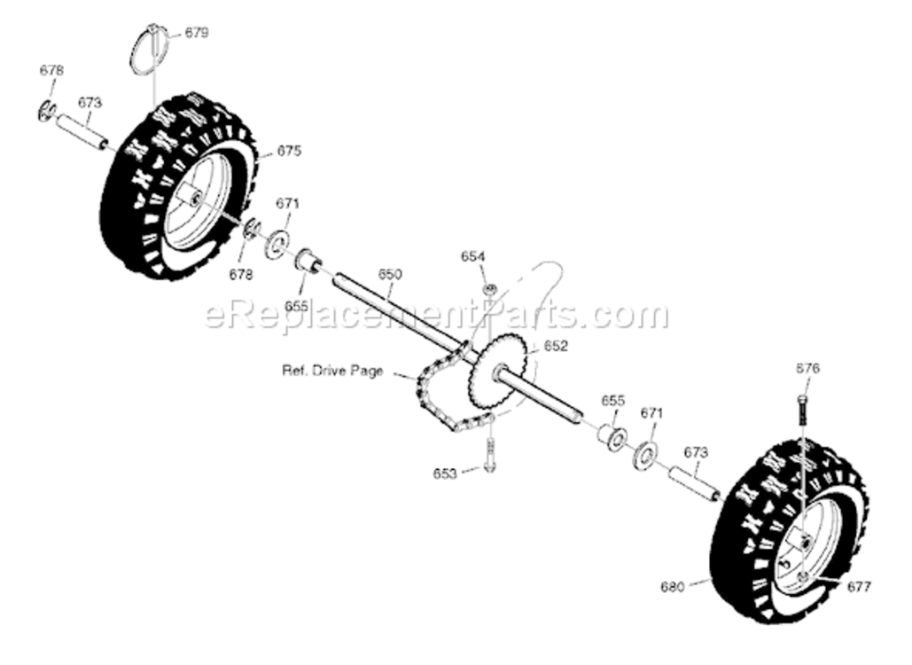 Page G Diagram and Parts List for 624650X16B ST65242007 Murray Snow Blower