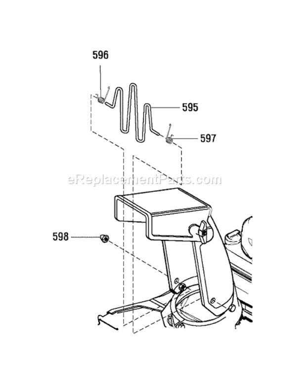 Page G Diagram and Parts List for 6271200X110 18-2830-882007 Murray Snow Blower