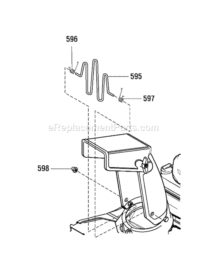 Page C Diagram and Parts List for 622594X85NC 2006 Murray Snow Blower