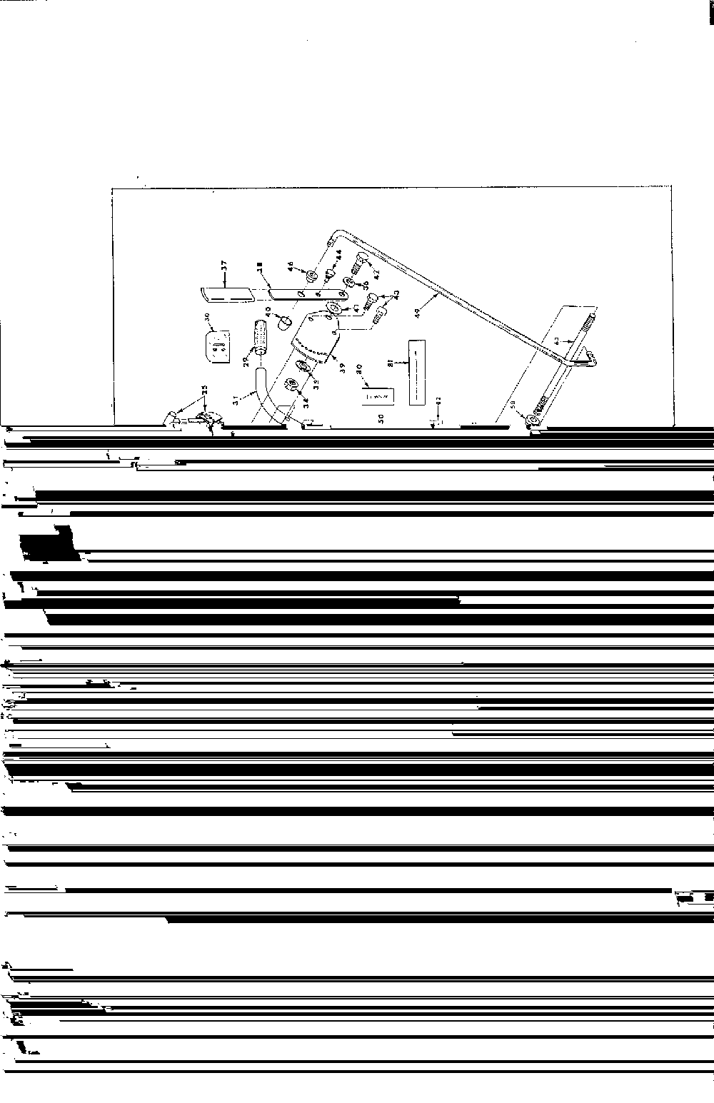 Edger-frame and handle Diagram and Parts List for 0-22651X9  Murray Lawn Mower