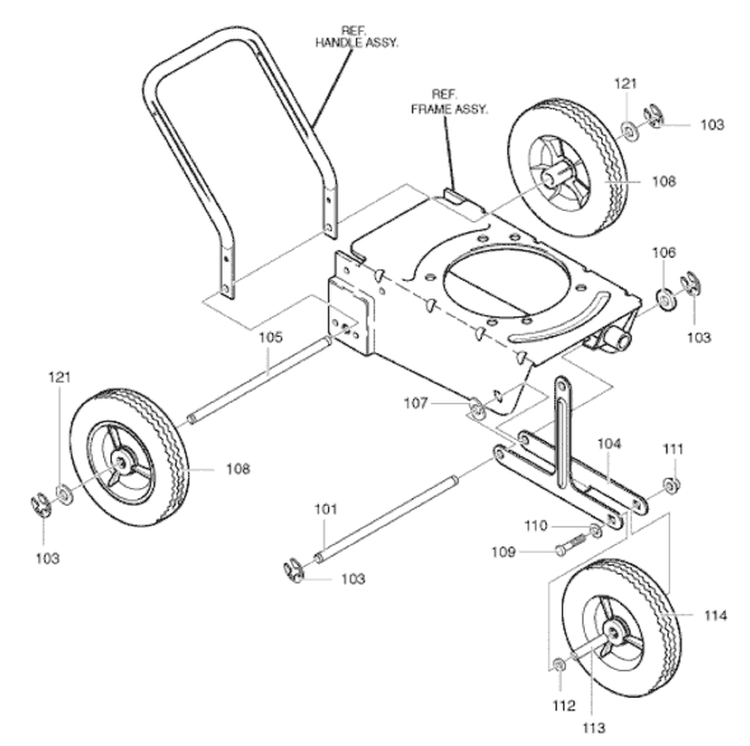 Page C Diagram and Parts List for 77233000NA 536.772330 Murray Edger