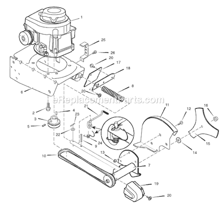 Page A Diagram and Parts List for 77235000NB 536.772350 Murray Edger