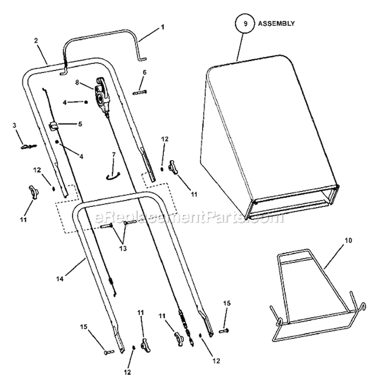 Page C Diagram and Parts List for 7800205 MP22675HW Murray Lawn Mower
