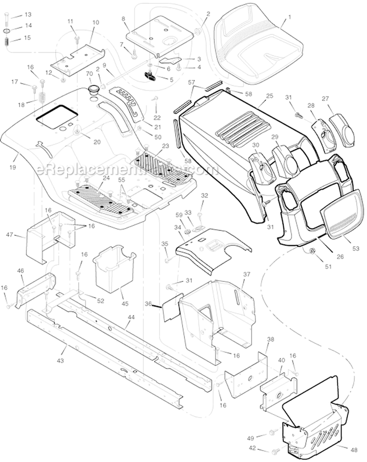 Page A Diagram and Parts List for 7800272 312006x11E Murray Lawn Tractor