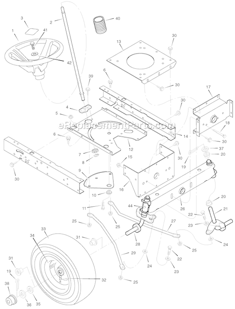 Page I Diagram and Parts List for 7800274 312006x11E Murray Lawn Tractor