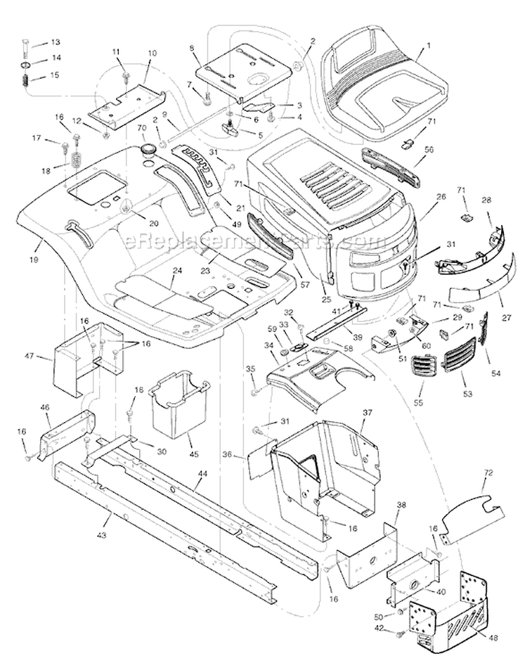 Page A Diagram and Parts List for 7800279 405021x51 Murray Lawn Tractor