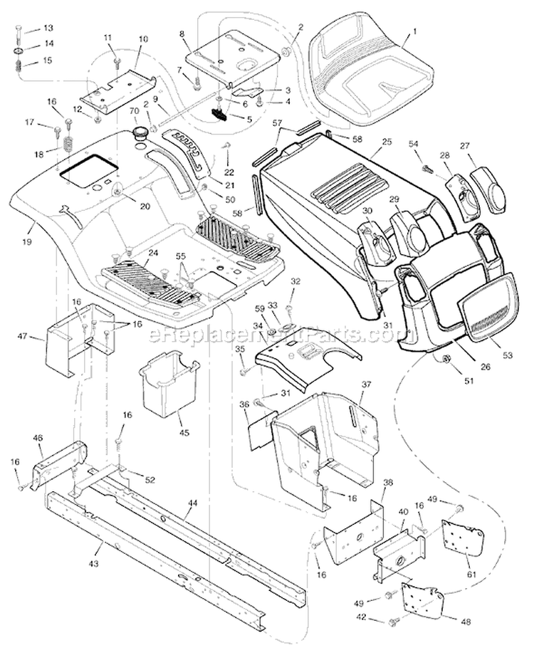 Page A Diagram and Parts List for 7800300 405606x78C Murray Lawn Tractor