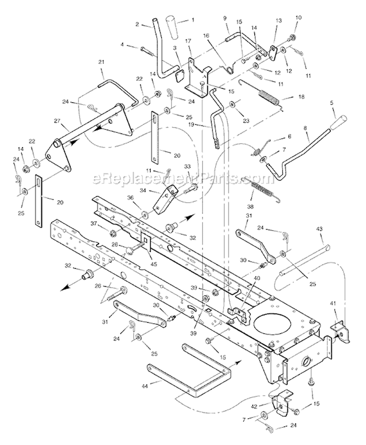 Page G Diagram and Parts List for 7800300 405606x78C Murray Lawn Tractor