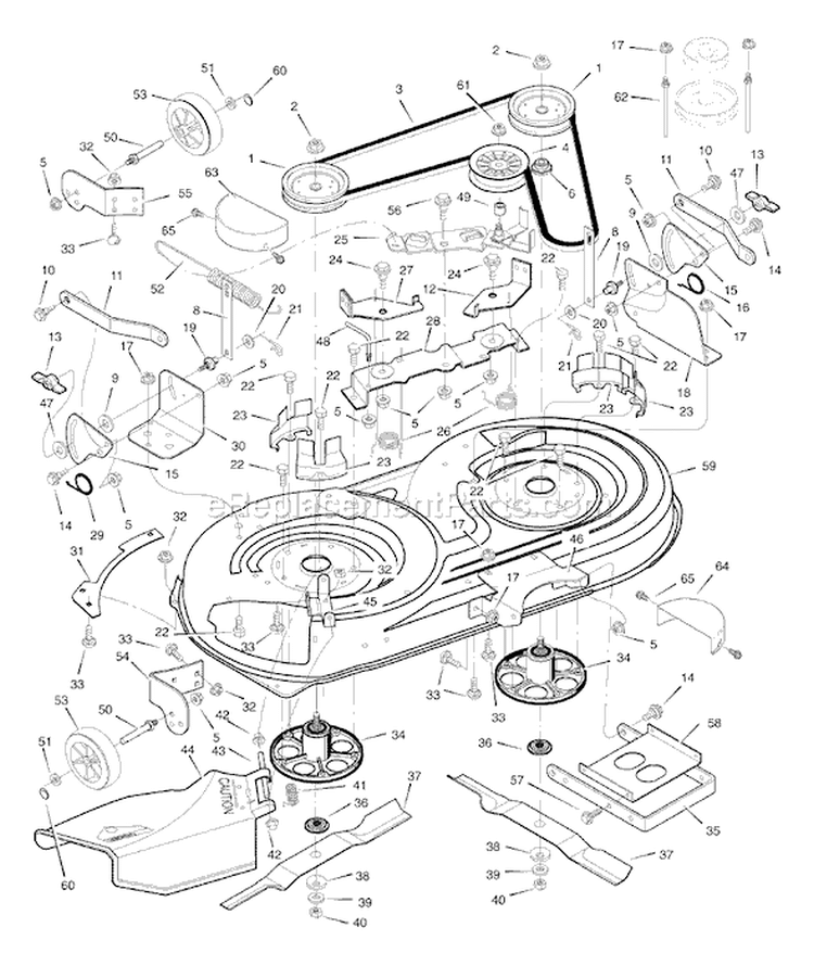 Page F Diagram and Parts List for 7800304 425622x78C Murray Lawn Tractor