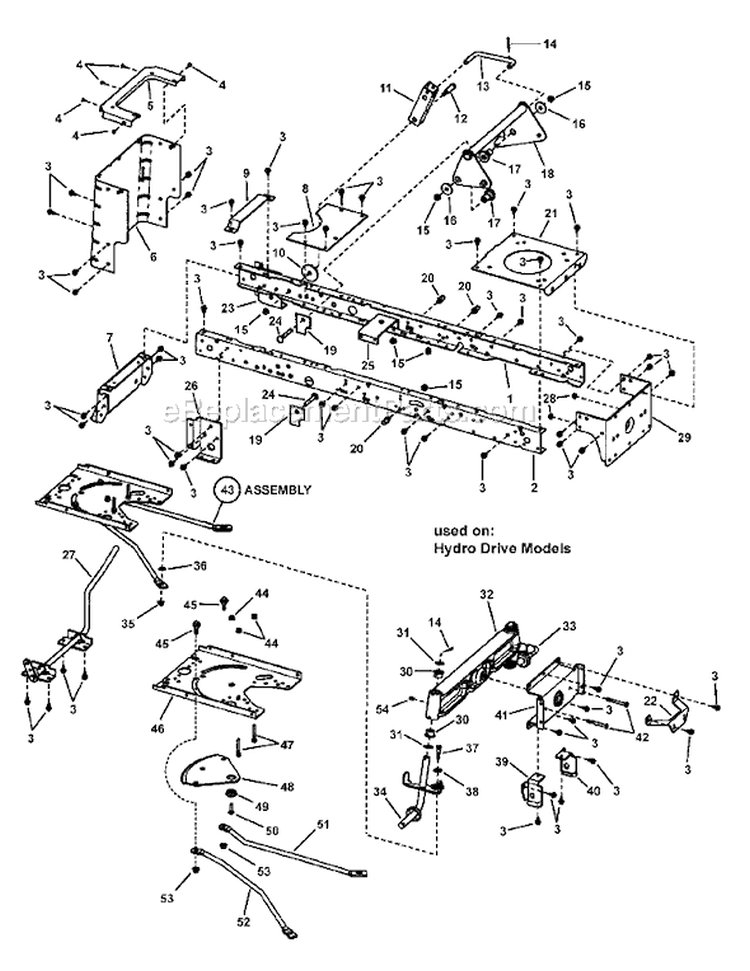 Page I Diagram and Parts List for 7800311 CLT20460 Murray Lawn Tractor