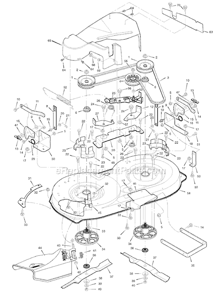 Page F Diagram and Parts List for 7800320 405021x151 Murray Lawn Tractor