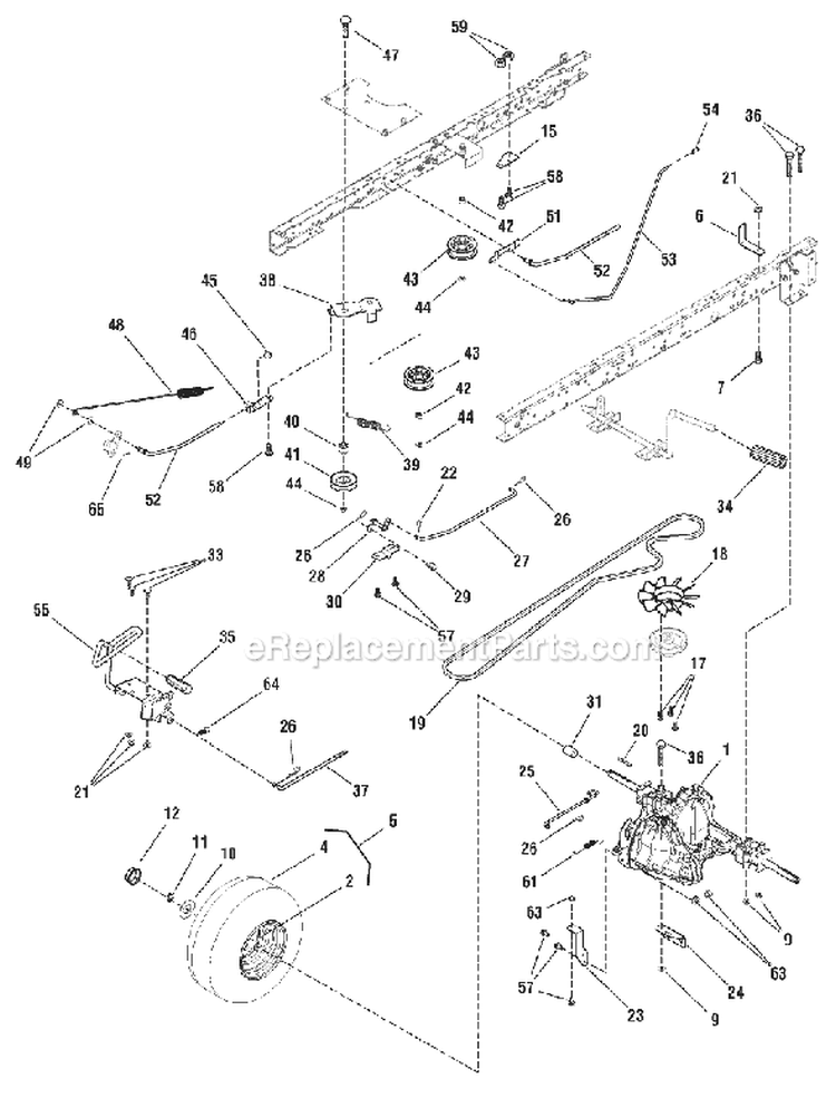 Page J Diagram and Parts List for 7800399 ELT175460H Murray Lawn Tractor