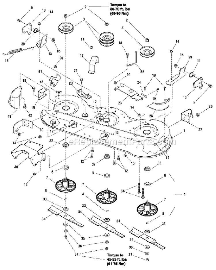 Page B Diagram and Parts List for 7800399 ELT175460H Murray Lawn Tractor