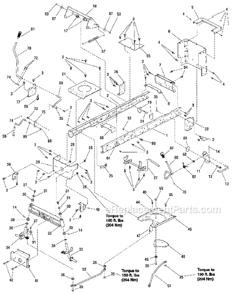 Page I Diagram and Parts List for 7800399 ELT175460H Murray Lawn Tractor