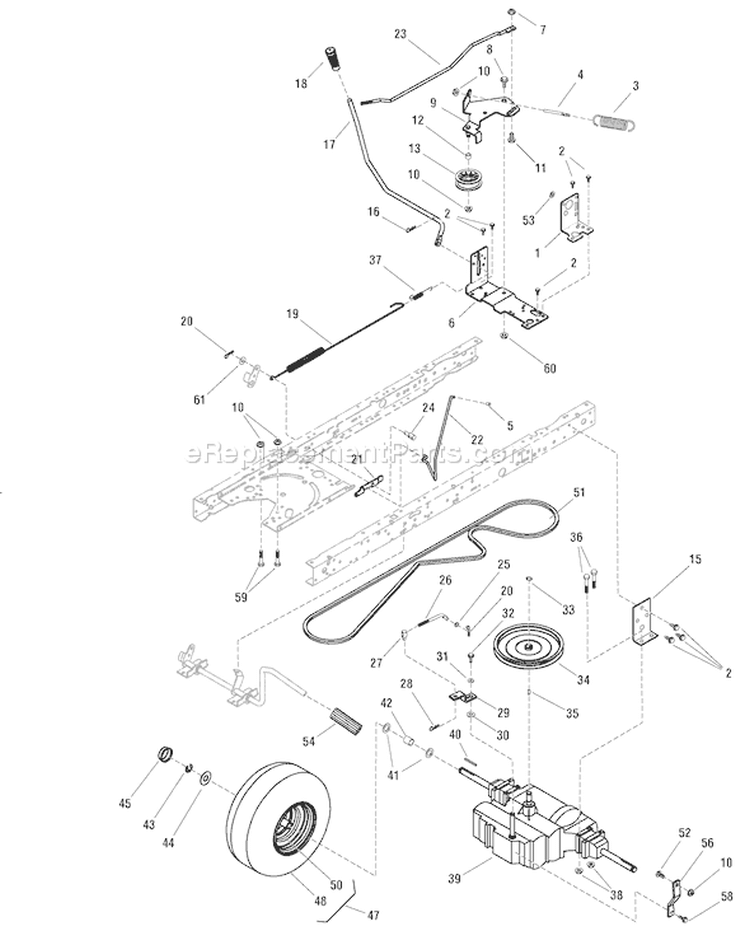Page I Diagram and Parts List for 7800409 ELT125380 Murray Lawn Tractor