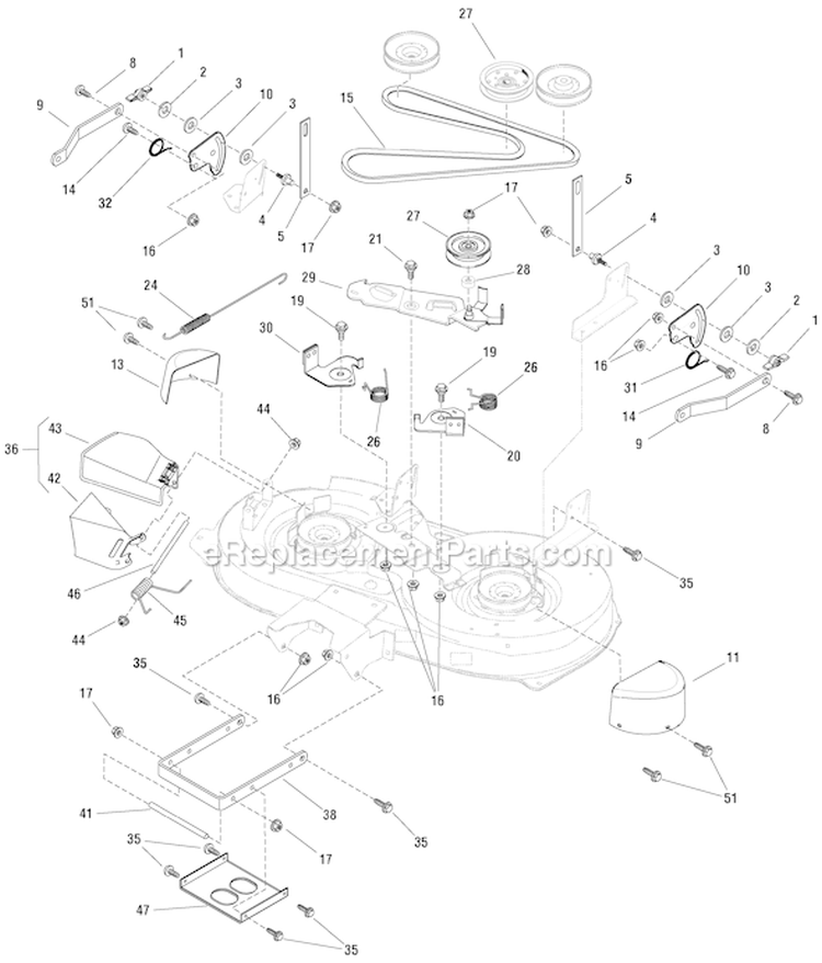 Page A Diagram and Parts List for 7800410 ELT155420G Murray Lawn Tractor