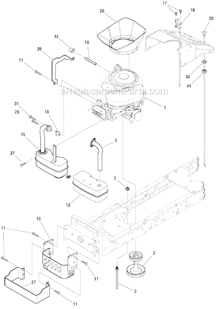 Page E Diagram and Parts List for 7800410 ELT155420G Murray Lawn Tractor