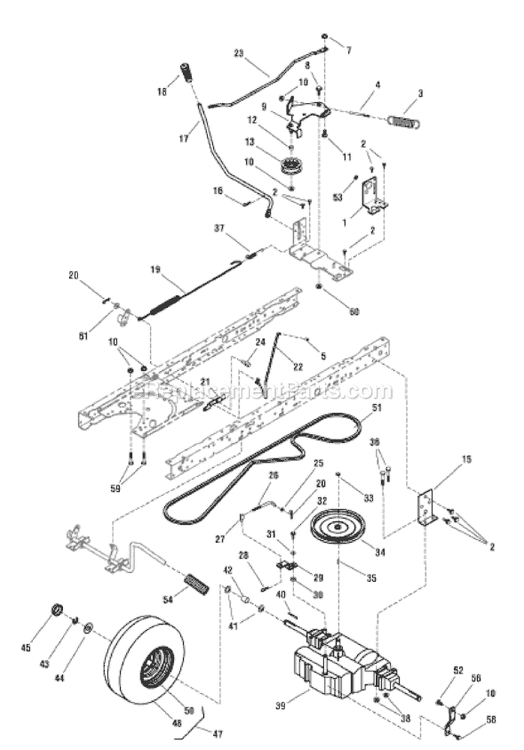 Page I Diagram and Parts List for 7800412 EYK125380 Murray Lawn Tractor
