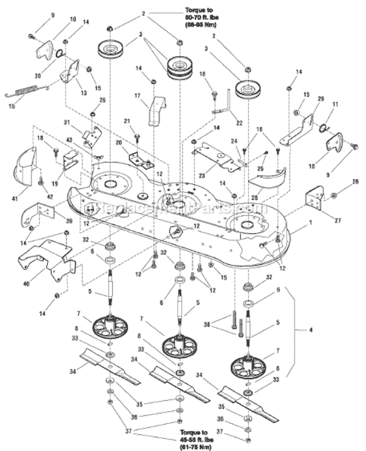 Page A Diagram and Parts List for 7800416 EYK12460H Murray Lawn Tractor