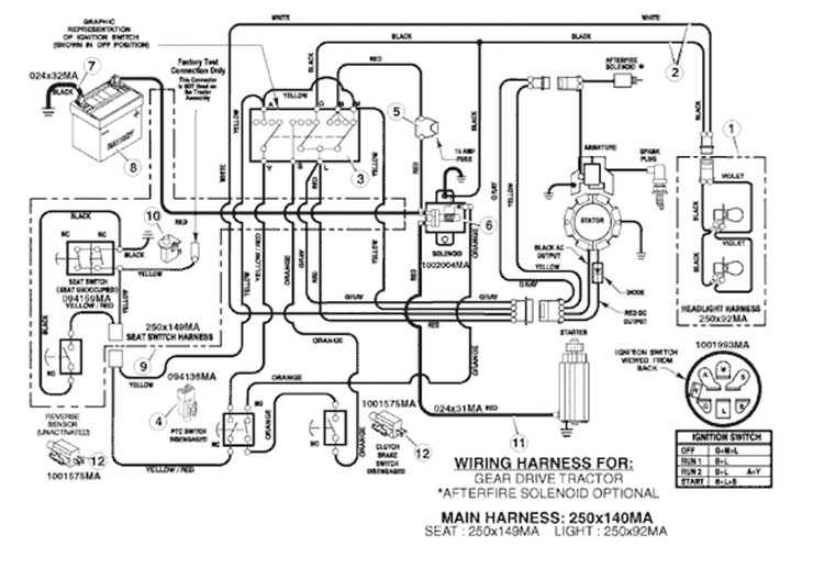Page D Diagram and Parts List for 7800495 465625x108A Murray Lawn Tractor