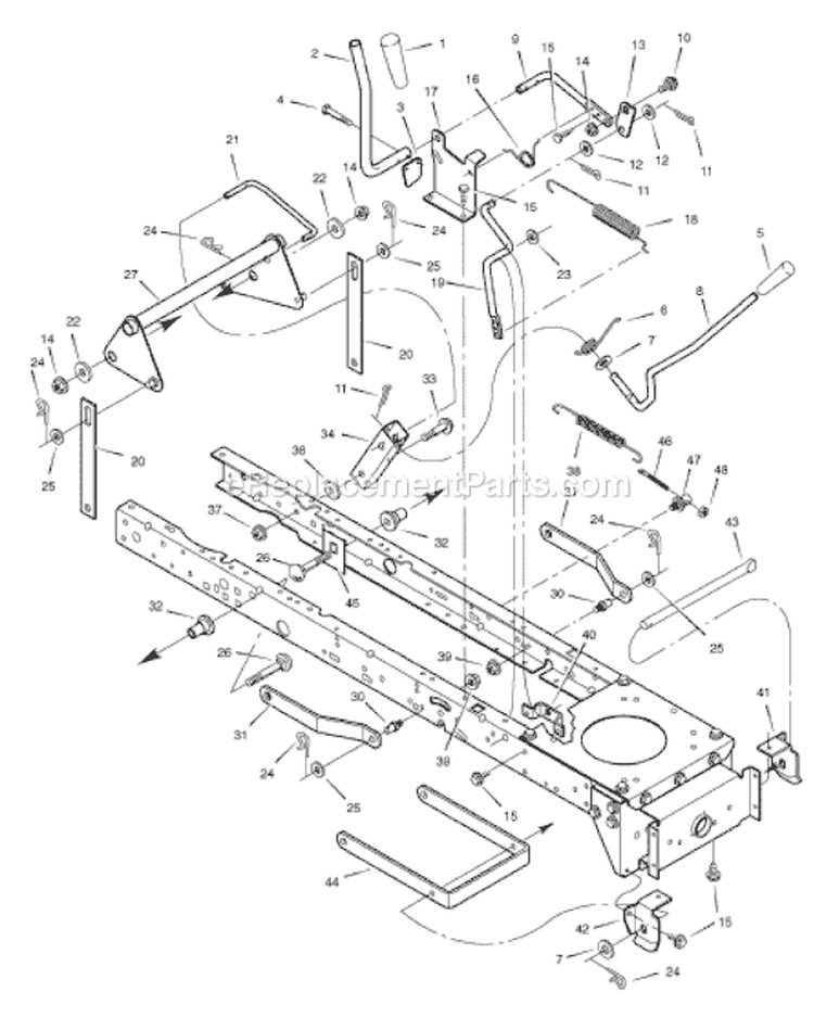 Page G Diagram and Parts List for 7800495 465625x108A Murray Lawn Tractor