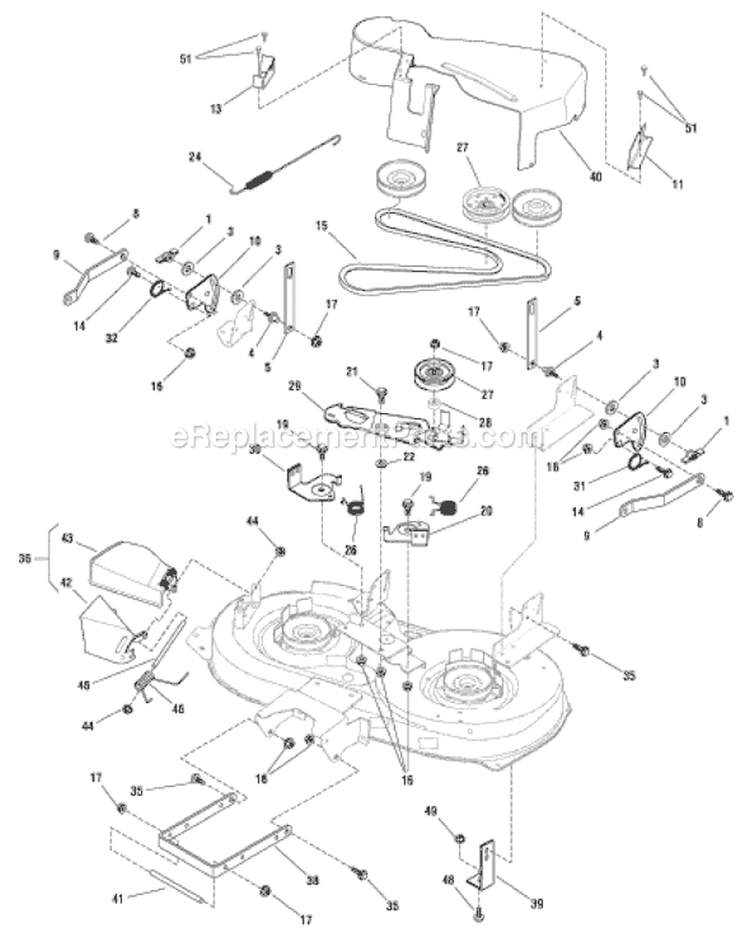 Page A Diagram and Parts List for 7800496 ELB125380G Murray Lawn Tractor