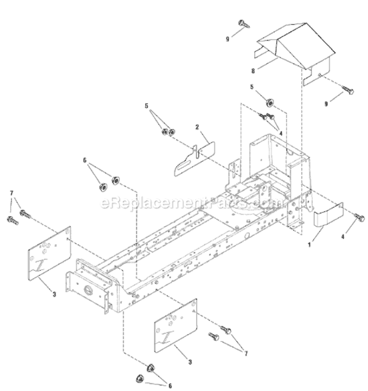 Page G Diagram and Parts List for 7800496 ELB125380G Murray Lawn Tractor
