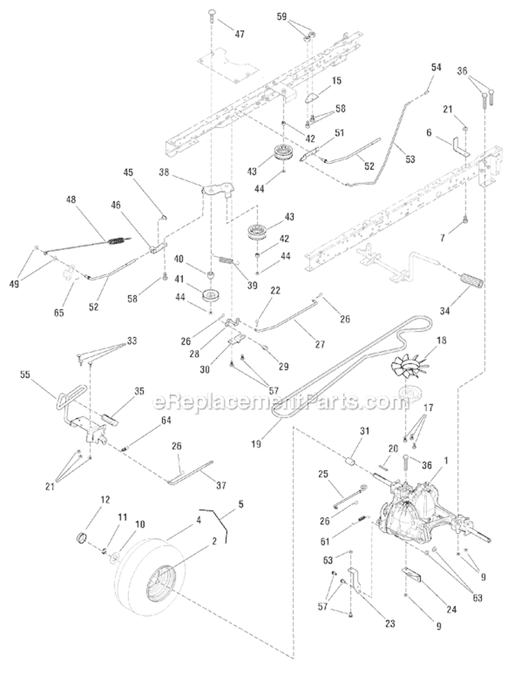 Page J Diagram and Parts List for 7800498 ELB175460H Murray Lawn Tractor