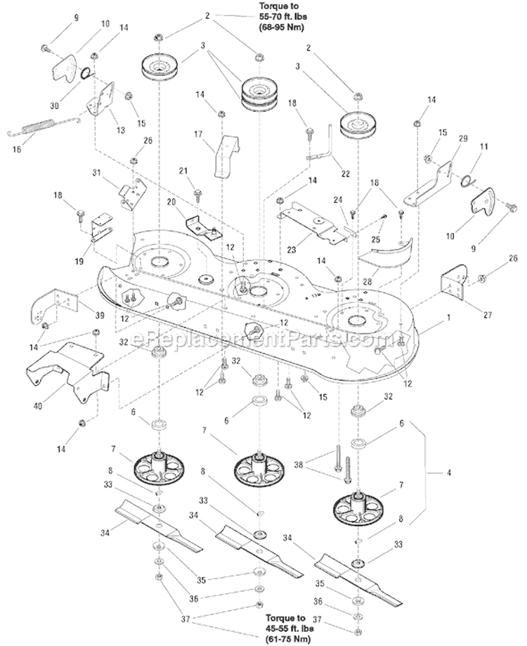 Page B Diagram and Parts List for 7800498 ELB175460H Murray Lawn Tractor