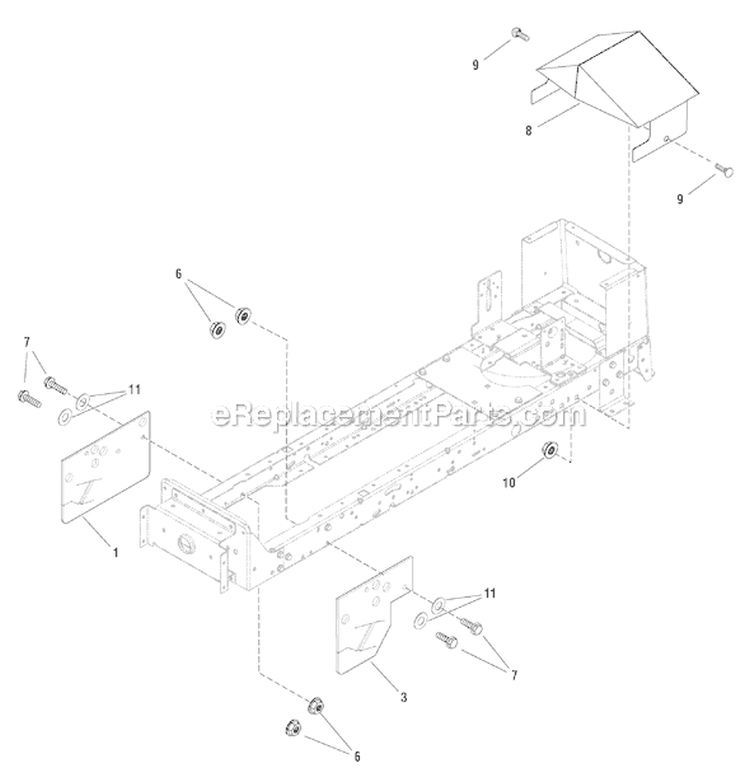 Page H Diagram and Parts List for 7800498 ELB175460H Murray Lawn Tractor