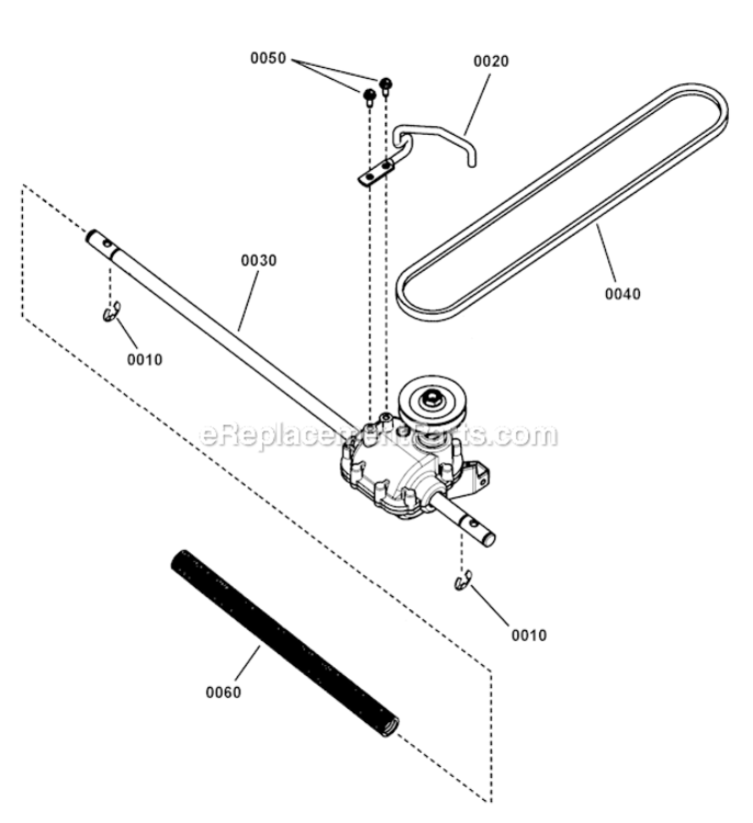 Transmission_Group Diagram and Parts List for 7800743  Murray Lawn Mower
