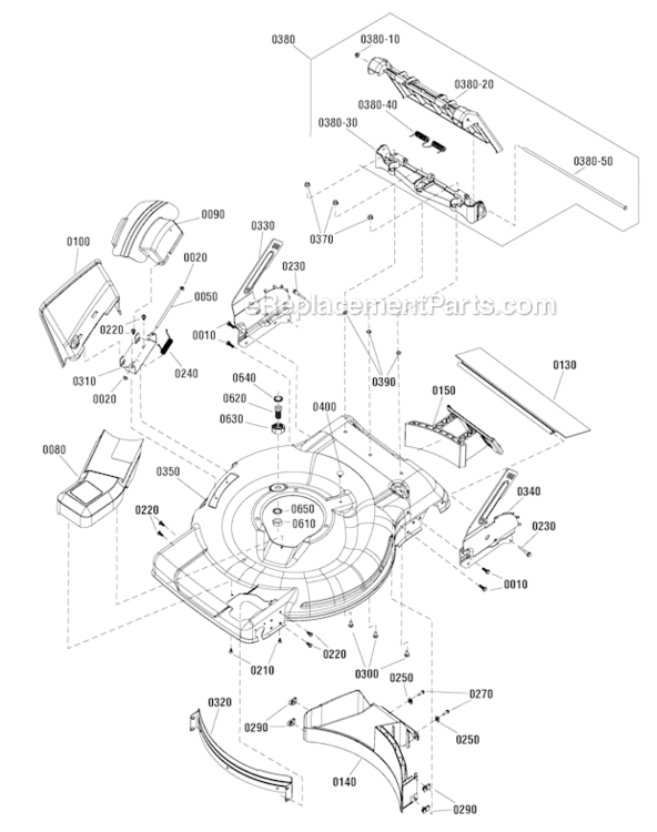 Deck_Group_7501638 Diagram and Parts List for 7800885 BTXPV226750HW Murray Lawn Mower