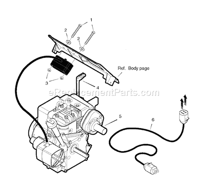 Page D Diagram and Parts List for 88150100NB 536.881501 - 2006 Murray Snow Blower