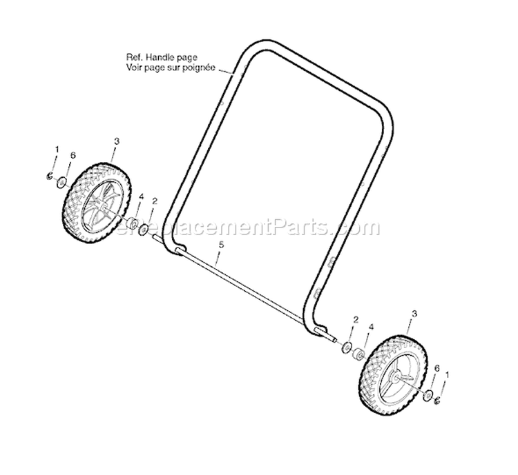 Page I Diagram and Parts List for 88150100NB 536.881501 - 2006 Murray Snow Blower