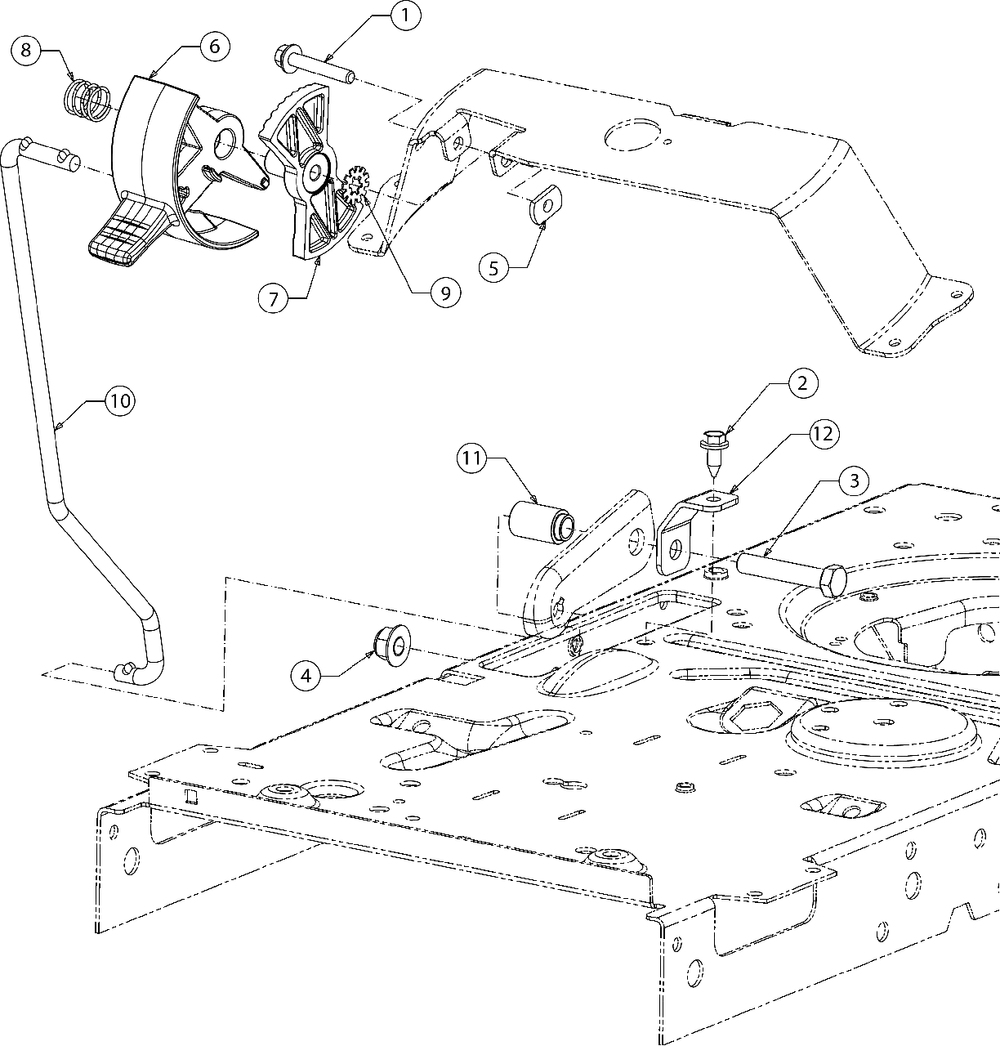 Controls Diagram and Parts List for M175-42 (13BN77SS058)(2020) Murray Lawn Tractor