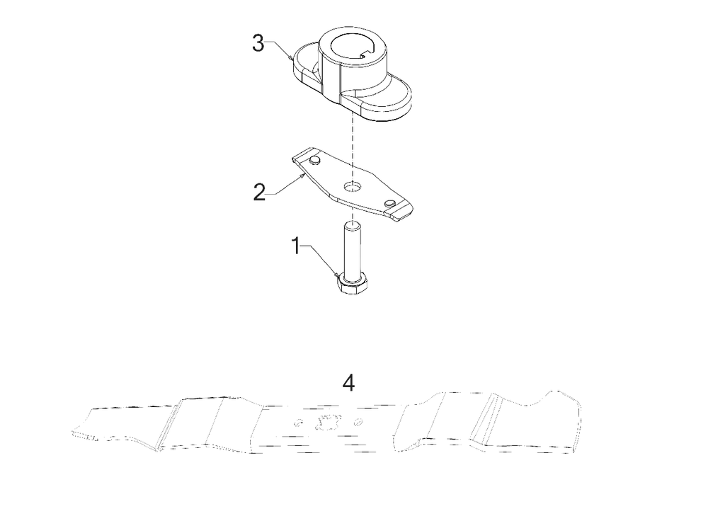 Blade Diagram and Parts List for 11A-B2A9758 2019 Murray Lawn Mower