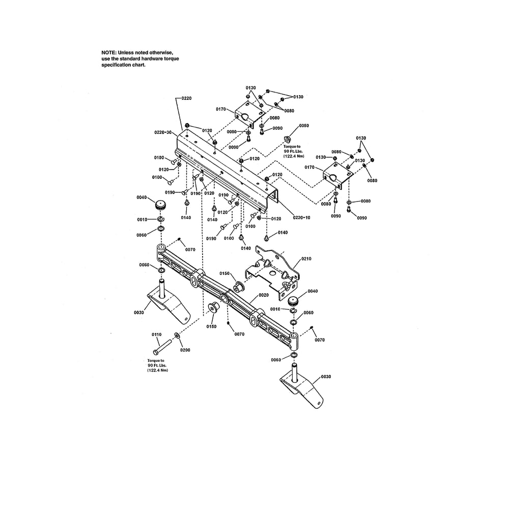 Front Axle 150z/Rzt Diagram and Parts List for RZT26520 2691079 Murray Ride-On Cars