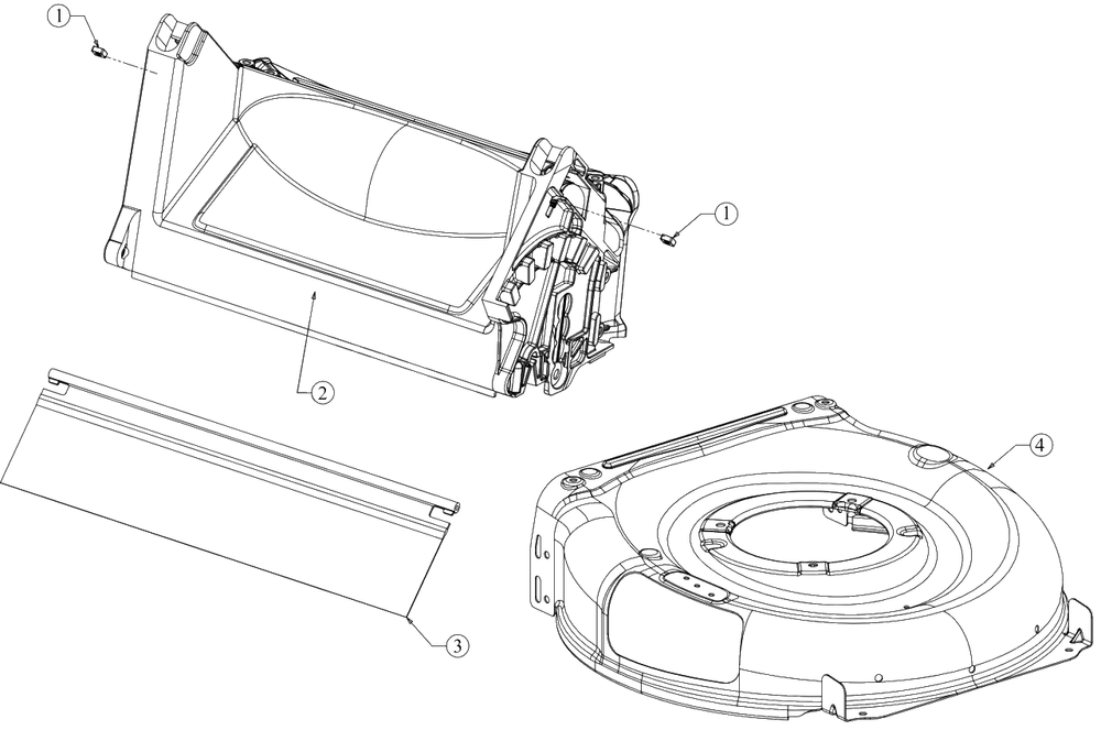 Deck Assembly Diagram and Parts List for 11A-A0BV758 2019 Murray Lawn Mower