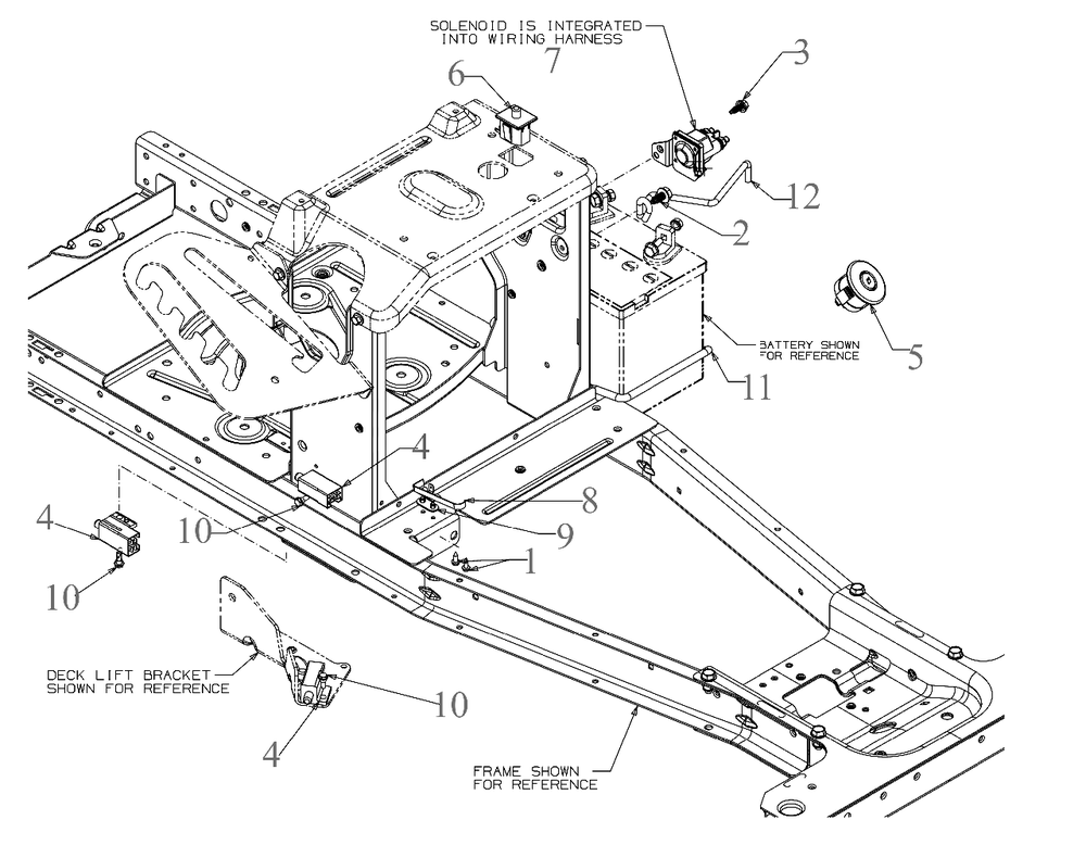 Electrical Diagram and Parts List for 13CC26JD058 2019 Murray Lawn Tractor
