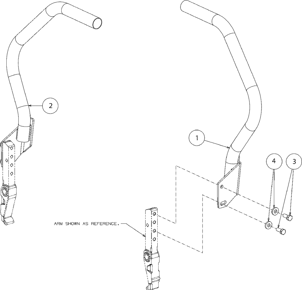 Lapbar Adjustment Diagram and Parts List for M200-46 (RZT-46)(2016) Murray Lawn Tractor
