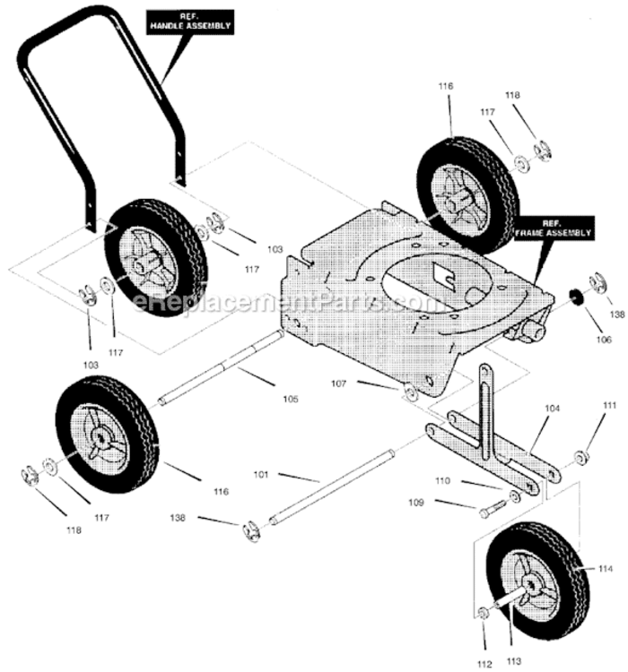 Page C Diagram and Parts List for EV3550X92A  Murray Edger