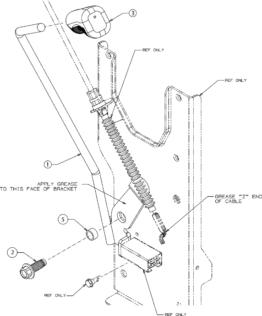 Manual Pto Diagram and Parts List for 13CC26JD058 2018 Murray Lawn Tractor