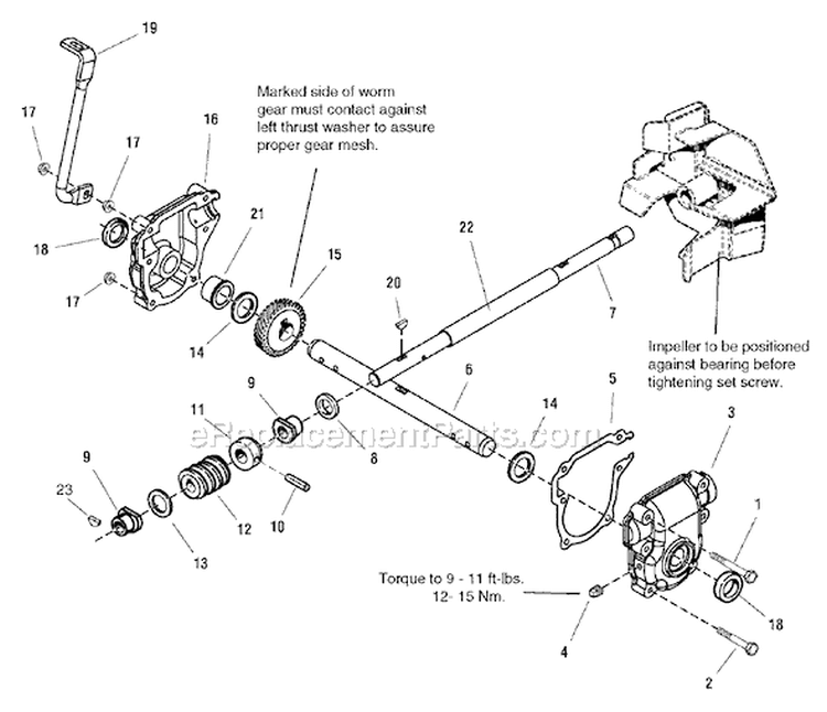 Page E Diagram and Parts List for LP1695441-928E 2008 Murray Snow Blower