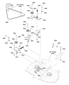 38-Inch Mower Deck - Clutch Group (885454b) Diagram and Parts List for EMT16538RD (2690927)(2011) Murray Lawn Tractor