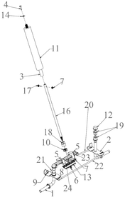 Steering Diagram and Parts List for 13DC26JD058 2020 Murray Lawn Tractor