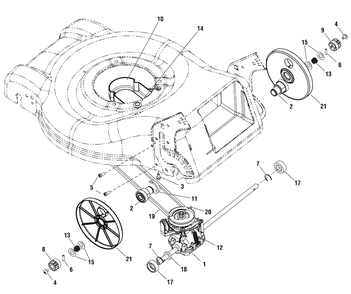 Part Location Diagram of 703613 Murray Bearing, Support