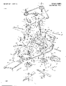 Mower housing Diagram and Parts List for 38616A  Murray Lawn Tractor